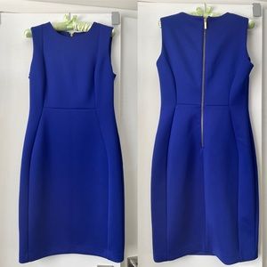 Calvin Klein Blue Sheath Dress
